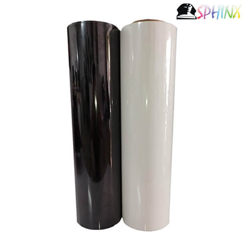 Decal chuyển nhiệt PU Trung Quốc màu trắng/đen (60cmx50m)
